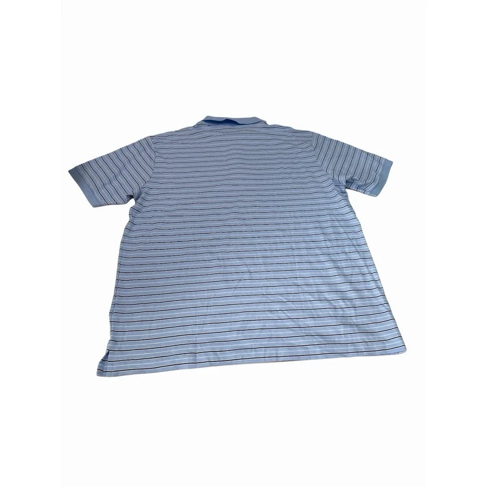 Polo Ralph Lauren Men's Polo 100 Cotton Blue Stripes  Size 2XLT NWT